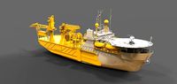 Hull widening for Seabex One Kreuz Installer | 3D