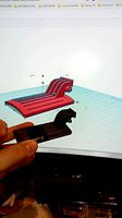 LG refrigerator - Water dispenser lever | 3D