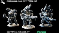 HammerHead Class Heavy Frame 67mm base 3DPrintable | 3D