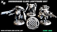 HammerHead Class Light Frame 32mm base 3DPrintable | 3D