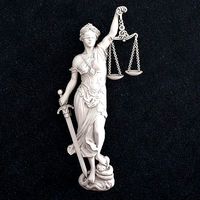 Statue of the law of Themis | 3D