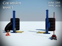 Car service Level 13d model