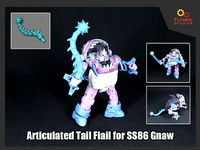 Articulated Tail Flail for Transformers SS86 Gnaw | 3D