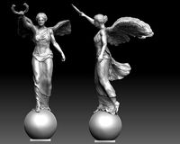 victory winged nikh sculpture  | 3D