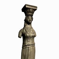 Caryatid Pillar3d model