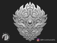 Curse Series Shield-The Rising of the Shield Hero - Fan Art | 3D