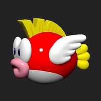 Mario Cheep Cheep Fish | 3D