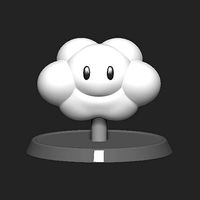Lakitu Cloud Mario Based | 3D