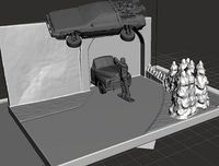 small diorama back to the future 2-diorama volver al futuro 2 | 3D