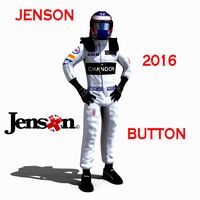Jenson Button 20163d model