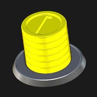Stacked Mario Coins Based | 3D