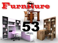 53 Furniture collection 13d model