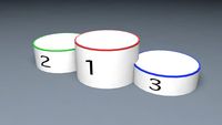 Sport Final Ceremony Podium3d model