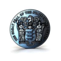New Jersey State Seal | 3D