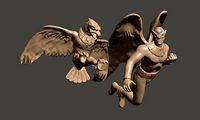 Birdman and Avenger toy soldiers | 3D
