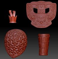 ARMOR PIECES OF CHINESE SHOGUNS  2 | 3D