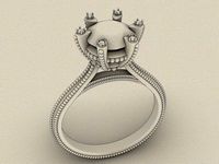 Majestic Cathedral ring | 3D