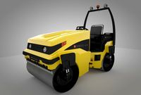 Road Roller Vehicle3d model