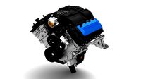 Mustang Boss 302 V8 Engine3d model
