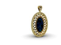 oval pendant all files verified stl file checked | 3D