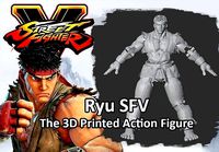 Ryu SFV Articulated Action Figure | 3D