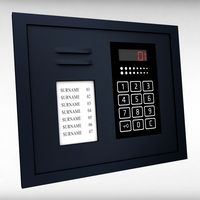 Intercom low poly3d model