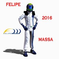 Felipe Massa 20163d model