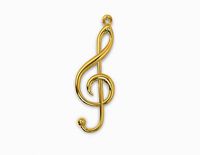 Treble clef pendant | 3D