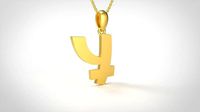 Model 676 Y Saiko Initial Japon Letter | 3D