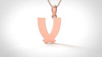 Model 675 V Saiko Initial Japon Letter | 3D