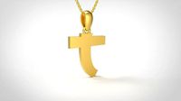 Model 673 T Saiko Initial Japon Letter | 3D