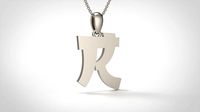 Model 671 R Saiko Initial Japon Letter | 3D