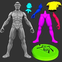 Quicksilver from Silverhawks fanart  | 3D