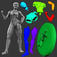 Steelheard from Silverhawks fanart  | 3D