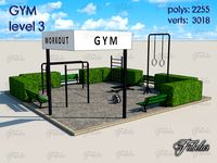 Gym Level 33d model
