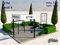 Gym Level 43d model