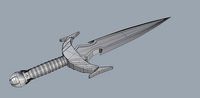 Skyrim Mehrunes Razor 3d print model | 3D