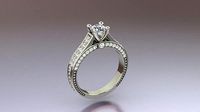 Fashion diamods  ring | 3D