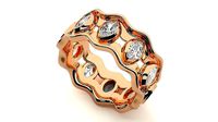 Band ring - Mau  2842 | 3D