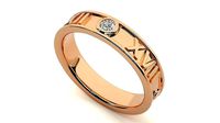 Band ring - CAD 418 | 3D