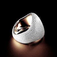 Diamond Starfire Ring | 3D