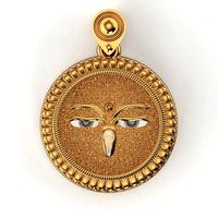Tibetian amulet Buddha eyes | 3D