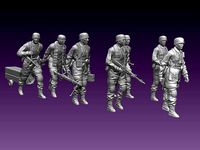 German   paratroopers | 3D