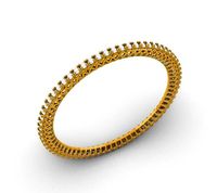 Gold Bangle | 3D