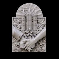 SLC Temple and hands print model | 3D