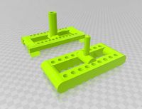 Swiveling Drill Chuck and bit stand  | 3D