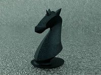 Puffing Chess - Knight | 3D