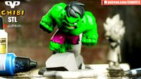 Hulk Chibi for 3D Printing STL ChibiSTL | 3D