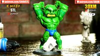 Marvel United Abomination Chibi for 3D Printing STL ChibiSTL | 3D