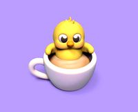 Chick in a Cup | 3D